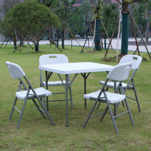 Folding square table 86cm - Bolero - Fourniresto