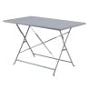 Faltbarer grauer Terrassentisch - 1100 x 700 mm - Bolero