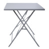 Folding Grey Terrace Table - 1100 x 700 mm - Bolero