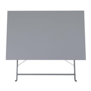 Faltbarer grauer Terrassentisch - 1100 x 700 mm - Bolero