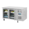 Refrigerated Table with 2 Glass Doors - 205 L - Polar