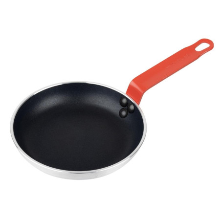 Aluminium Non-Stick Frying Pan Ø 200 mm Red Handle - Hygiplas