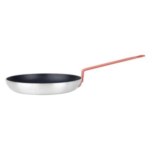 Aluminium-Antihaft-Pfanne Ø 280 mm - Hygiplas Griff Rot SEO: Problemloses Kochen, Teflon Platinum Plus Beschichtung