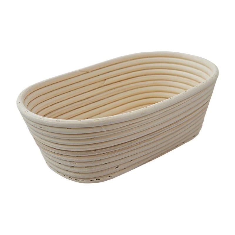 Oval 1 Kg Bread Mold Schneider DW275 in Natural Rattan - Optimal Proofing and Fermentation