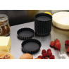 Round Fluted Tartlet Molds - Ø 100mm Matfer Bourgeat: Prepare delicious flawless tartlets