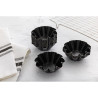 Antihaft-Mini-Brioche-Formen 75 mm - Set mit 12, Matfer Bourgeat