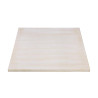 Square Vintage White Pre-Drilled Table Top 700mm Bolero - High Quality Wicker Wood