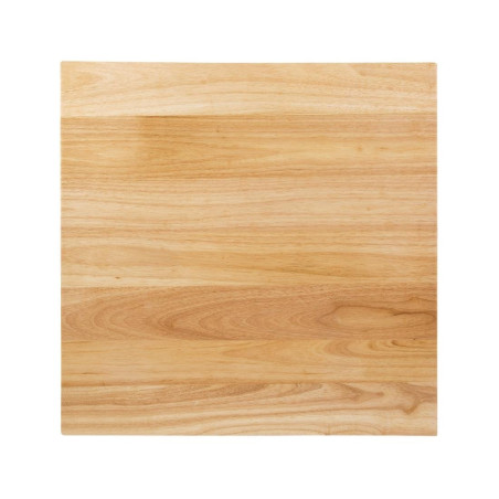 Square Natural Wood Table Top Bolero 700mm DY737