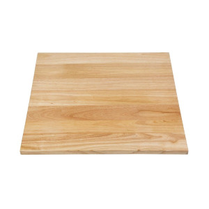 Square Natural Wood Table Top Bolero 700mm DY737