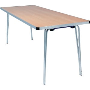 Klappbarer Tisch in Buchenoptik Kontur 1830mm - Praktisch und Robust