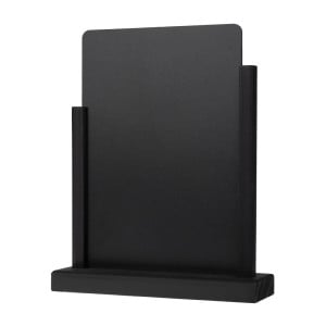 Schwarze elegante Tischtafel A4 297 x 210 mm - Olympia