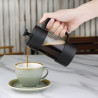 Schwarze Stempelkanne 3 Tassen Olympia - Bereiten Sie einen köstlichen Kaffee zu