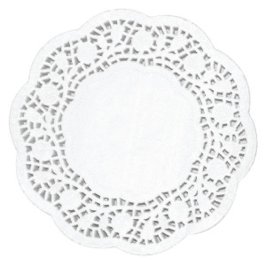 Round paper doilies 165mm Pack of 250 - Olympia brand