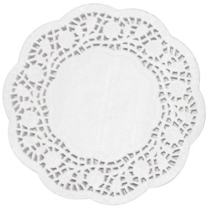 Round paper doilies 240 mm Pack of 250 Olympia - Elegance and practicality