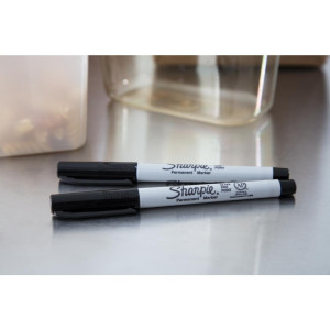 Ultra Fine Black Markers - Pack of 2 | Quality and Precision