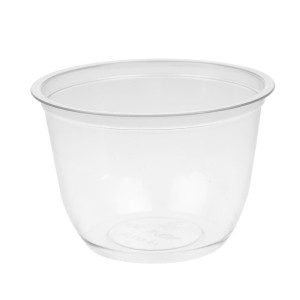 Recyclable 227 ml Transparent PET Pots - Showcase your culinary creations!