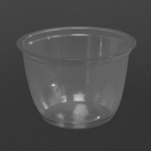 Recyclable 227 ml Transparent PET Pots - Showcase your culinary creations!