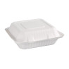 Kompostierbare Scharnierdeckelboxen aus Bagasse 236mm - Packung mit 200