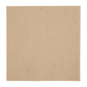 Cocktail Napkins 2 Ply Kraft - Pack of 4000, Eco-Friendly Quality