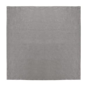 Grey linen table napkins 400 x 400 mm - Set of 12 - Olympia