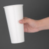 Becher für kalte Getränke aus Papier 625 ml 90 mm - Packung mit 1000 recycelbaren, eleganten & praktischen Bechern