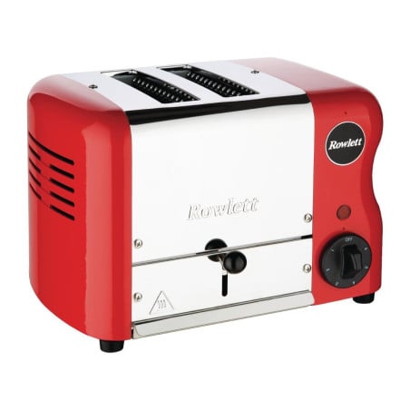 Rote Rowlett Rutland 2-Schlitz-Toaster - SCHNELL & KOMPAKT!