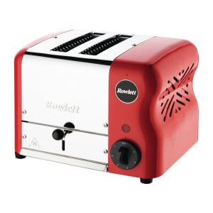 Rote Rowlett Rutland 2-Schlitz-Toaster - SCHNELL & KOMPAKT!