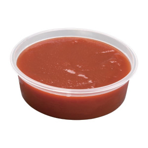 Pots à Sauce Micro-ondables 50ml - Lot 100 : Pratique et résistant en plastique transparent