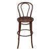 High Bistro Stool Bent Wood Walnut Exceptional Quality