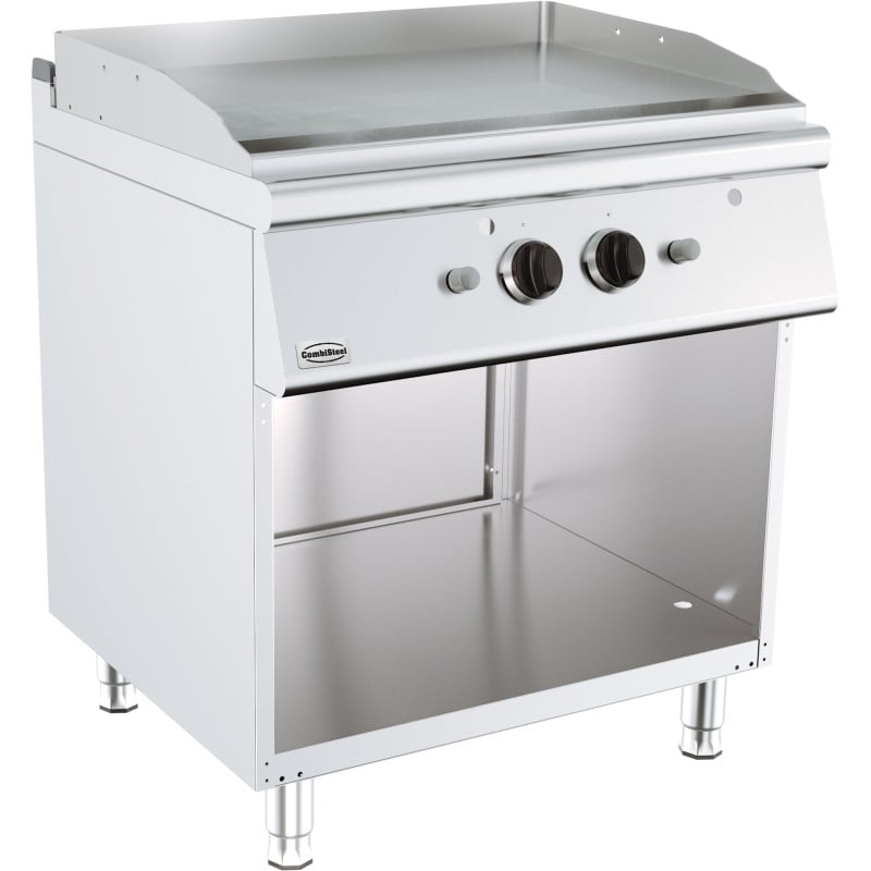 Gasgrillplatte Chrom auf Schrank - Serie 700 - 800 mm - CombiSteel