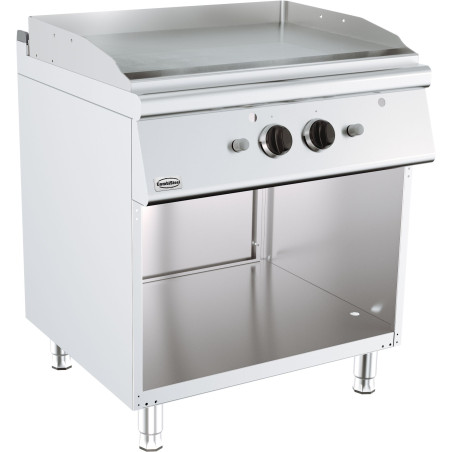 Chrome Gas Griddle on Cabinet - Series 700 - 800 mm - CombiSteel