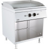 Chrome Gas Griddle on Cabinet - Series 700 - 800 mm - CombiSteel