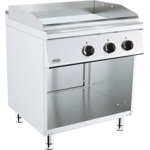 Electric Chrome Plancha on Chest - Series 700 - 800 mm - CombiSteel