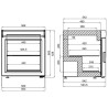 Eisvitrine - 73 L - CombiSteel