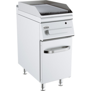 Gas Griddle with Grooved Plate - 400 x 700 mm - CombiSteel