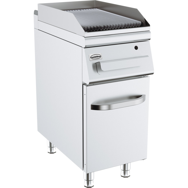 Gas Griddle with Grooved Plate - 400 x 700 mm - CombiSteel Gas Griddle with Grooved Plate - 400 x 700 mm - CombiSteel