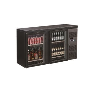 Refrigerated Back Bar with 2 Glass Doors - 350 L - CombiSteel