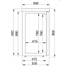 Refrigerated Back Bar with 2 Solid Doors - 320 L - CombiSteel