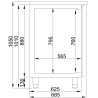 Refroidisseur de Bière à 3 Portes - Robinet à Gauche - CombiSteel