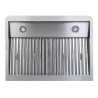 Dunstabzugshaube - L 1200 mm - CombiSteel