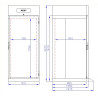 Stainless Steel Roll-In Freezer - 700 L - CombiSteel