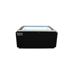 Black Countertop Ice Cream Display Freezer - Static - 3 x 5 L - CombiSteel