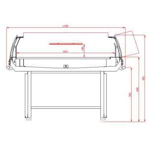 Refrigerated Island with Lid - 190 L - CombiSteel