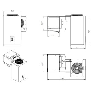 Groupe de Refroidissement Positif CombiSteel pour Chambre Froide - Haute Performance