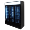 Refrigerated display case for drinks 3 doors Black 1065 L CombiSteel