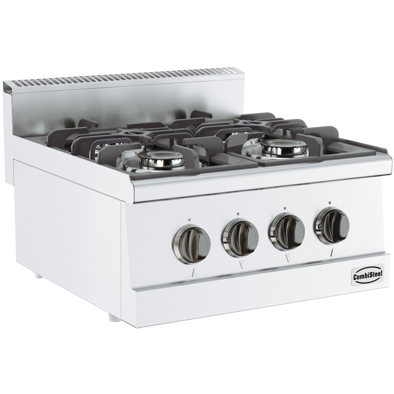 Fourneau à Poser 4 brûleurs - 13000 W CombiSteel: Cuisson performante et design moderne