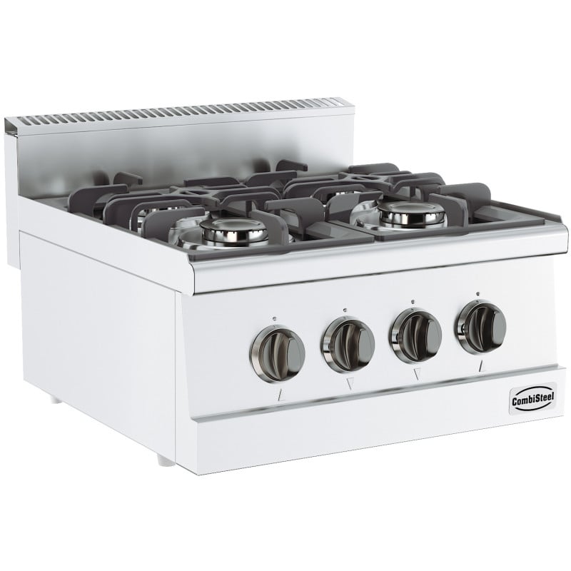Standherd mit 4 Brennern - 13000 W CombiSteel: Leistungsstarkes Kochen und modernes Design Standherd mit 4 Brennern - 13000 W CombiSteel: Leistungsstarkes Kochen und modernes Design