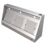 Complete Wall Hood 2400mm Stainless Steel Led Dimmer - Air Quality