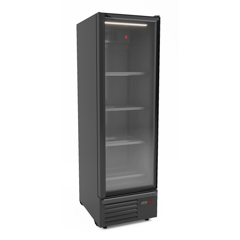 Armoire Réfrigérée Positive Porte Vitrée-Noir 550L CombiSteel: Température Optimal