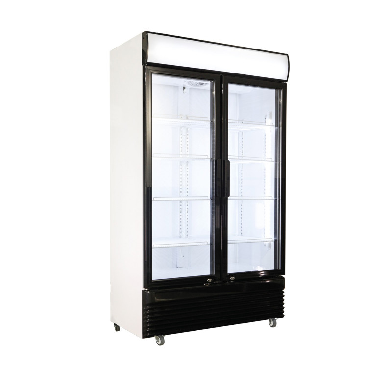 Armoire Réfrigérée Positive 780L - 2 Portes Vitrées - CombiSteel